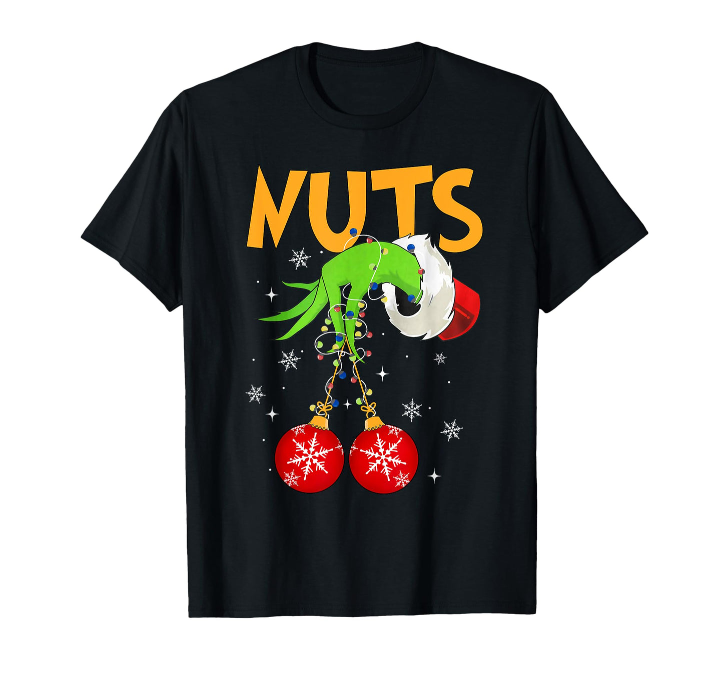 Chest Nuts Matching Chestnuts Christmas Snow Couples Men T-Shirt