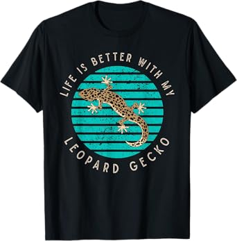 Reptile Pet Owner Funny Lizard Animal Lover Leopard Gecko T-Shirt