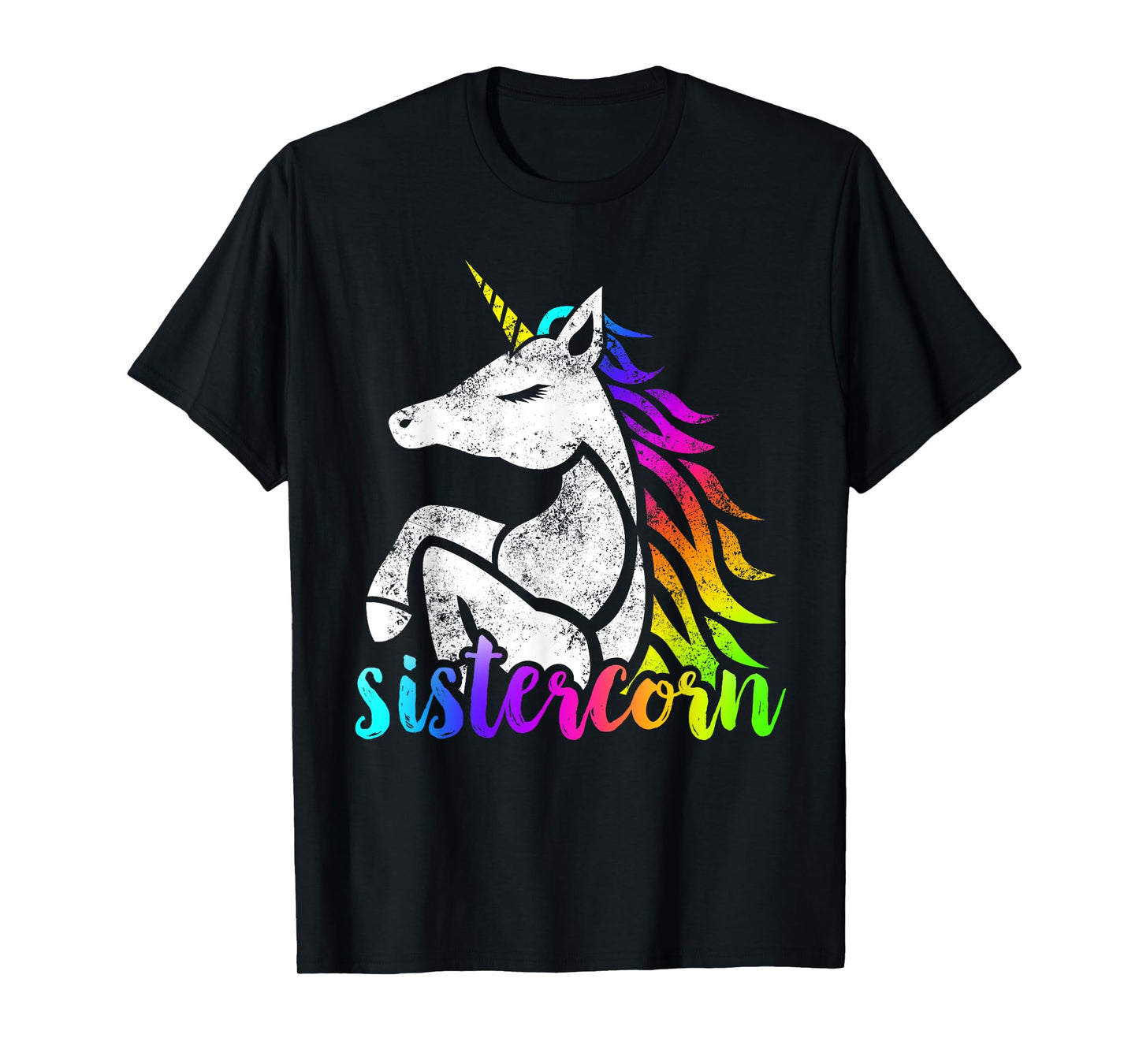 Sistercorn Unicorn Big Sister Girl Teen Women Christmas Gift T-Shirt