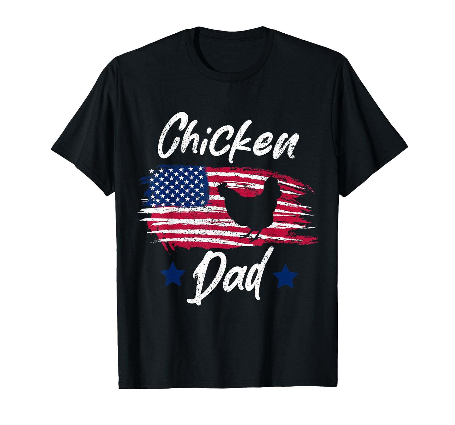 Chicken farmer Father Funny Chicken Dad T-Shirt