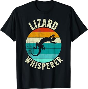 Vintage Retro Lizard Whisperer Gecko Reptile Lover Kids Gift T-Shirt