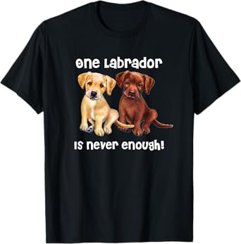 Labrador Dog funny TShirt Gift yellow chocolate brown lab Men Women Kids T-Shirt