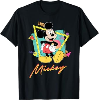 Disney Mickey Mouse Retro ’90s Couples Matching Valentine’s T-Shirt
