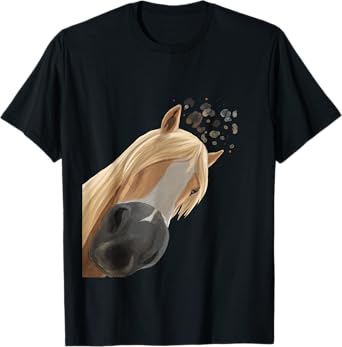 Funny Curious Haflinger Horse T-Shirt