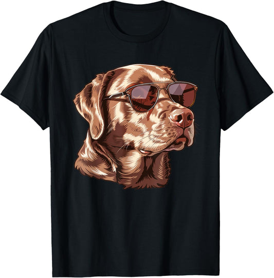 Chesapeake Bay Retriever Dog Sunglasses T-Shirt