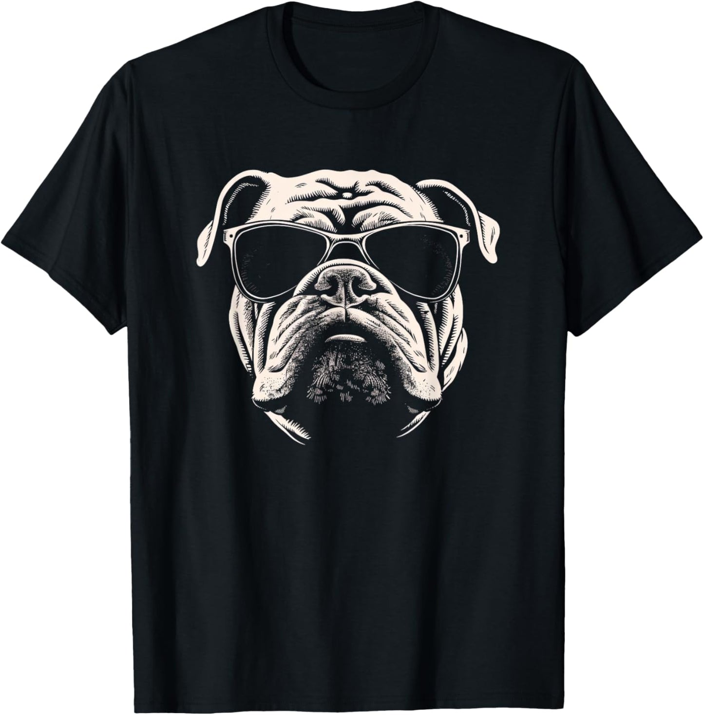 Funny Bulldog cool Graffiti Urban art street T-Shirt