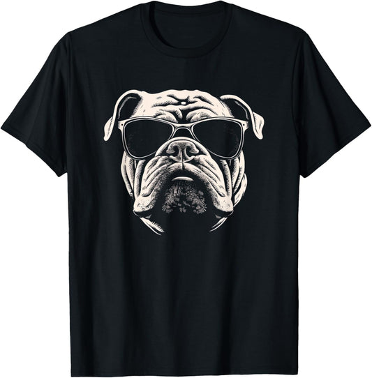 Funny Bulldog cool Graffiti Urban art street T-Shirt