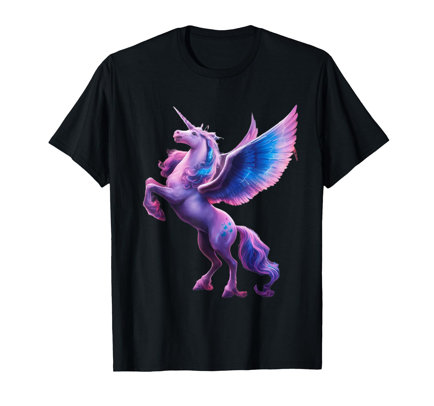 Unicorn Magical Mystical Purple Unicorn Pegasus T-Shirt