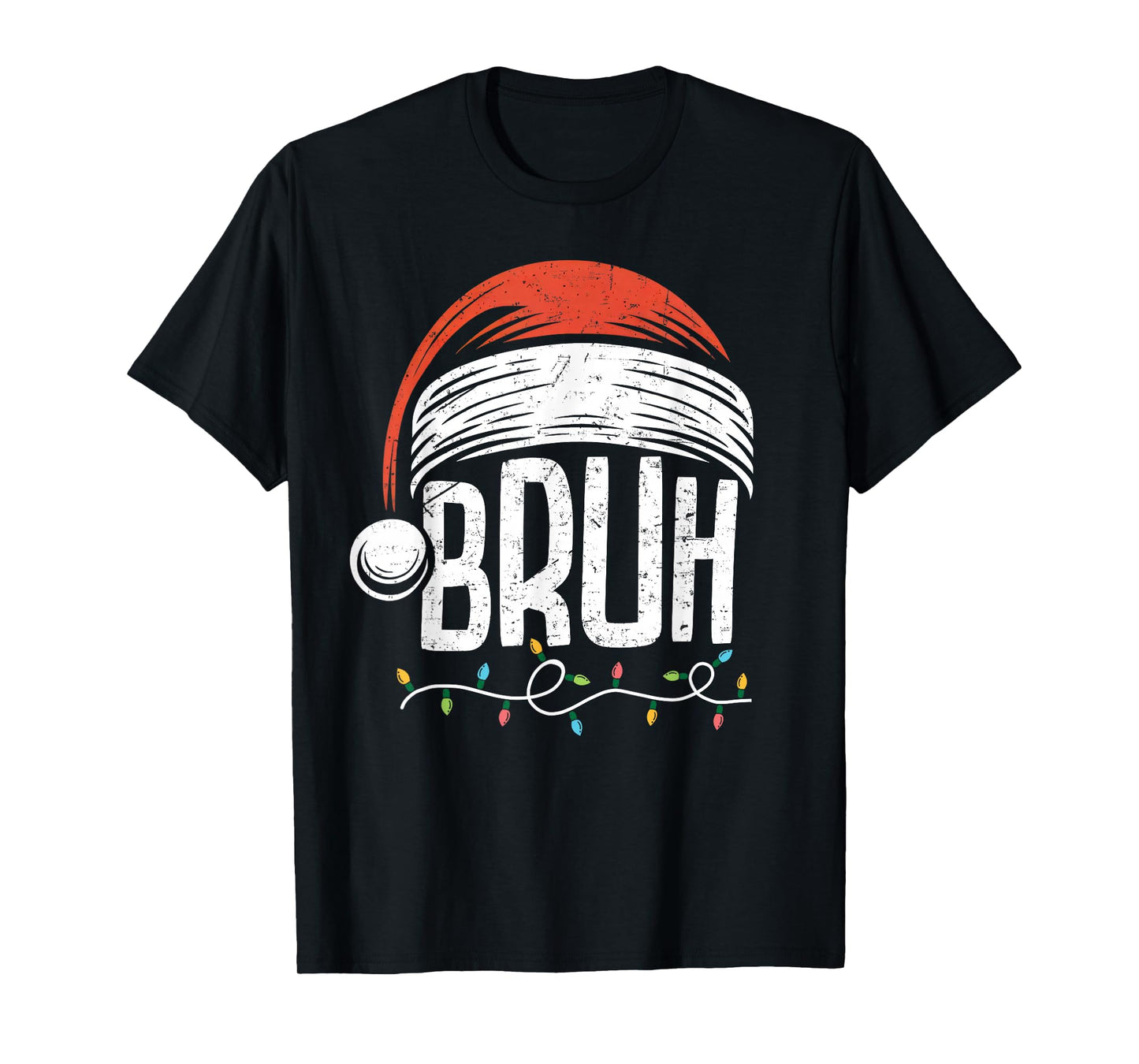 Merry Christmas Bruh Xmas Meme Funny Saying for Boys Men T-Shirt