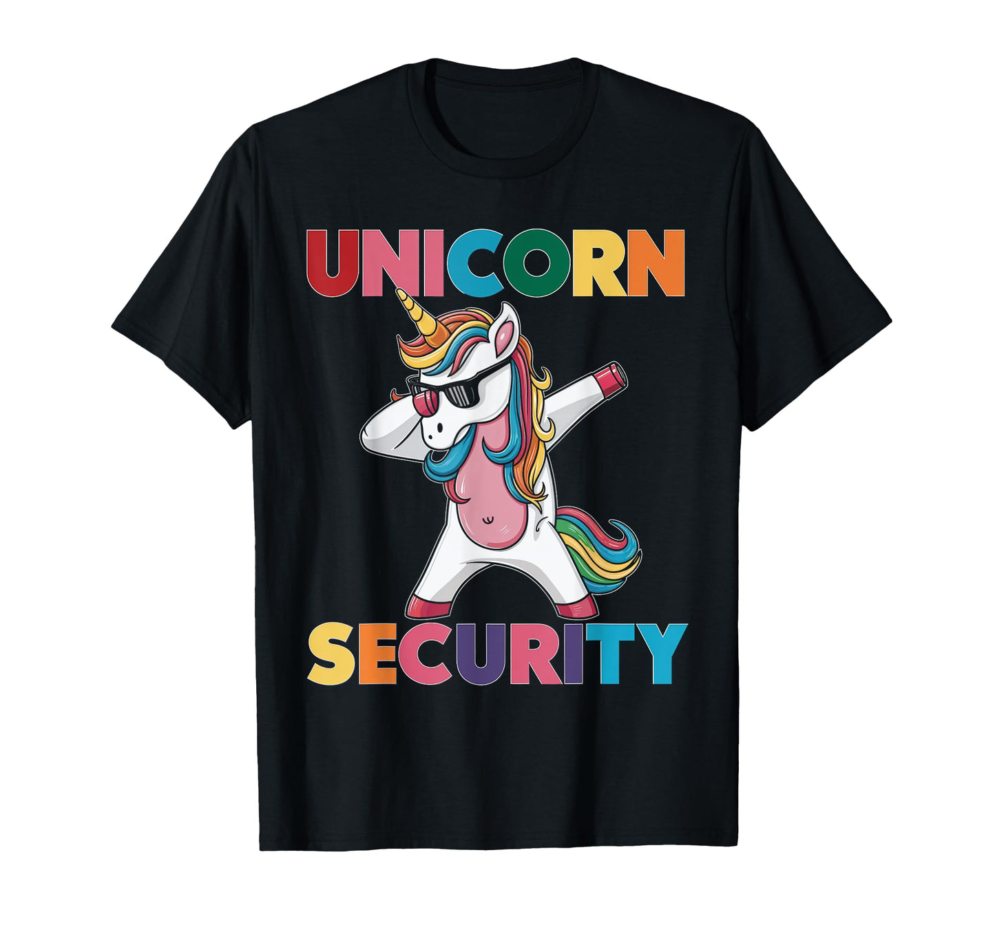 Unicorn Security Unicorn Funny Magical Mythical Charm T-Shirt