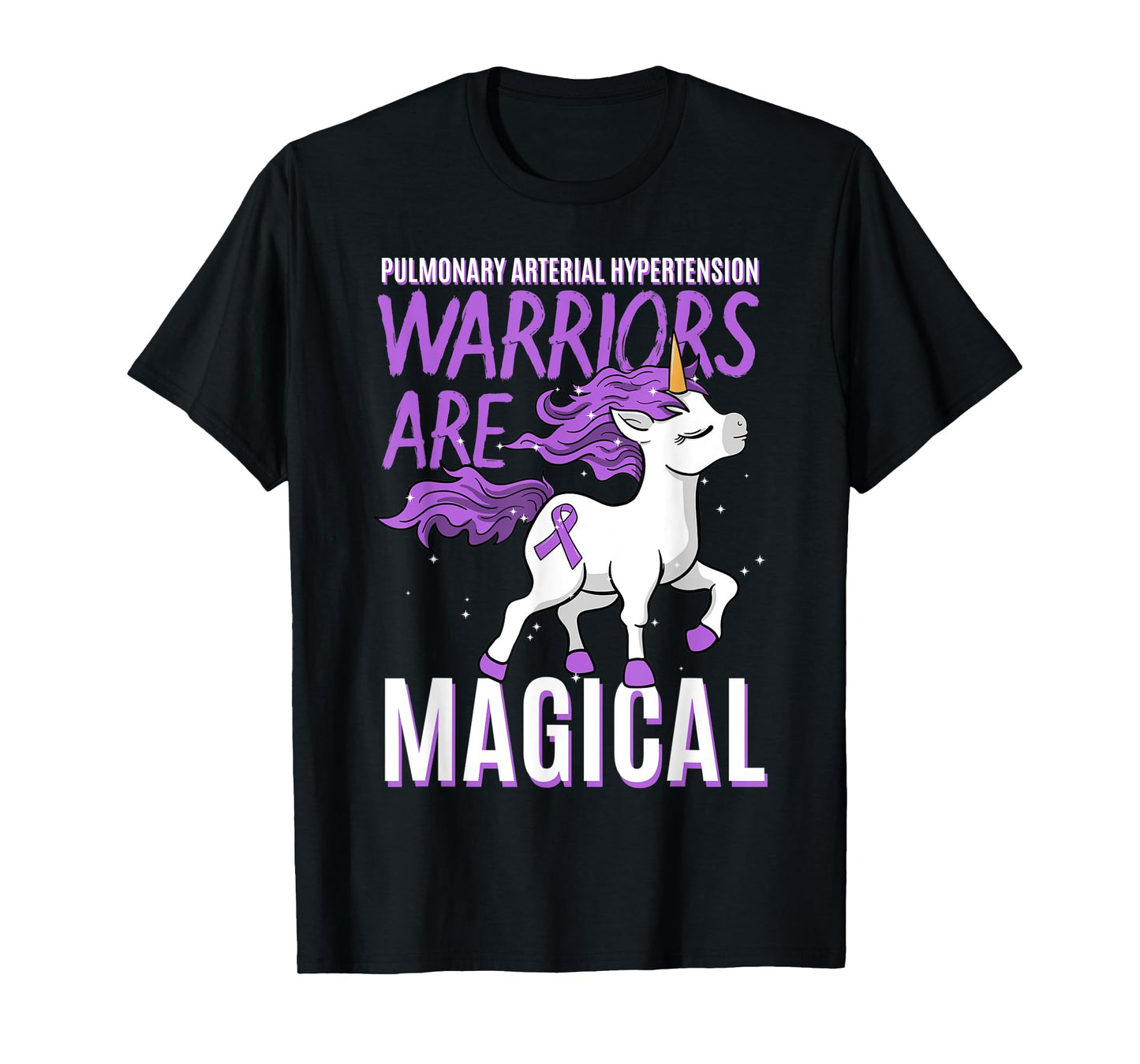 Pulmonary Arterial Hypertension Awareness Unicorn Lover Gift T-Shirt