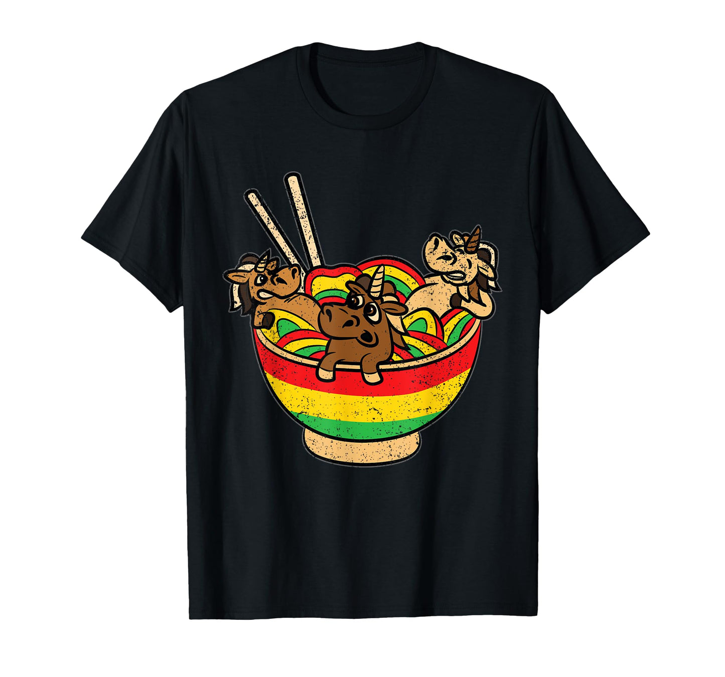 Ramen Lover Juneteenth Unicorn Black History African T-Shirt
