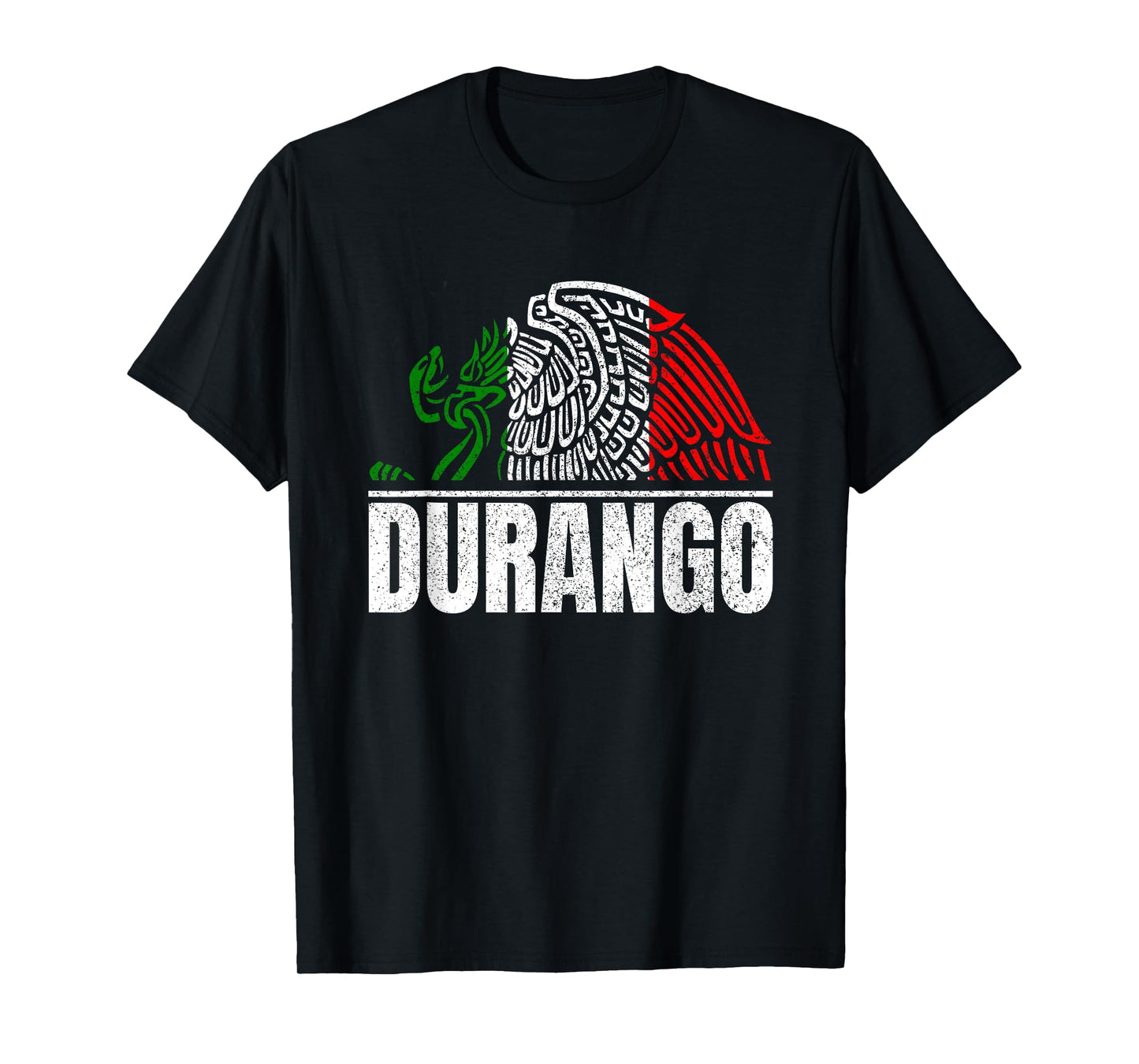 Durango Mexico Bandera Mexicana Y Aguila T-Shirt