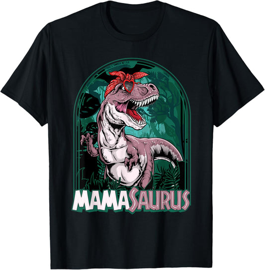 Mamasaurus Shirt T Rex Mom Family Matching Dinosaur Birthday T-Shirt
