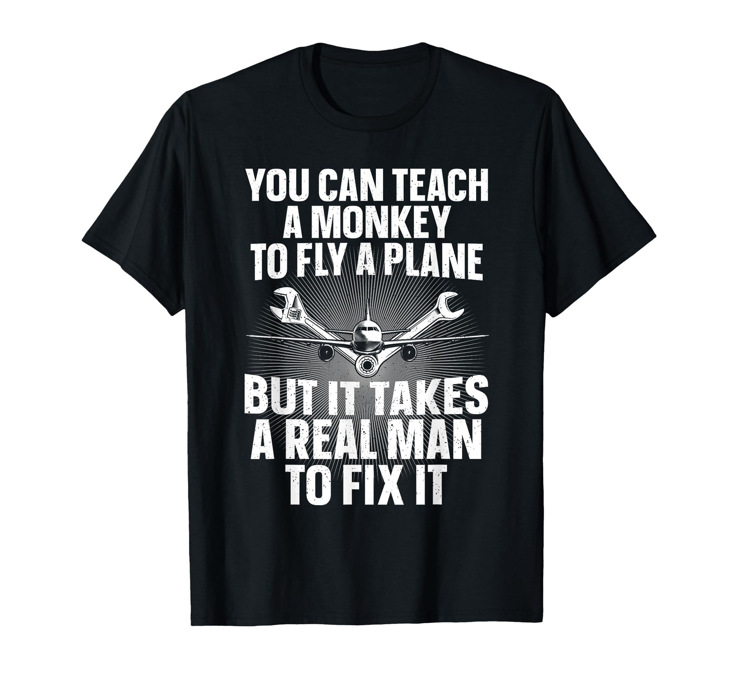 Funny Aircraft Mechanic Art For Men Boys Aircraft Technician T-Shirt