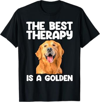 Golden Retriever Design For Men Women Golden Retriever Lover T-Shirt