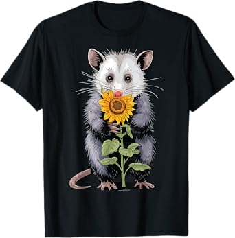 Opossum Sunflower T-Shirt