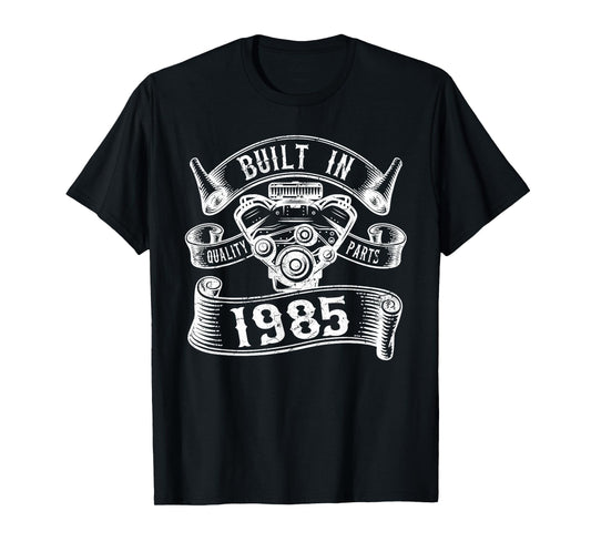 Vintage Built In 1985 Engine, Born in 1985 Gifts Birthday T-Shirt