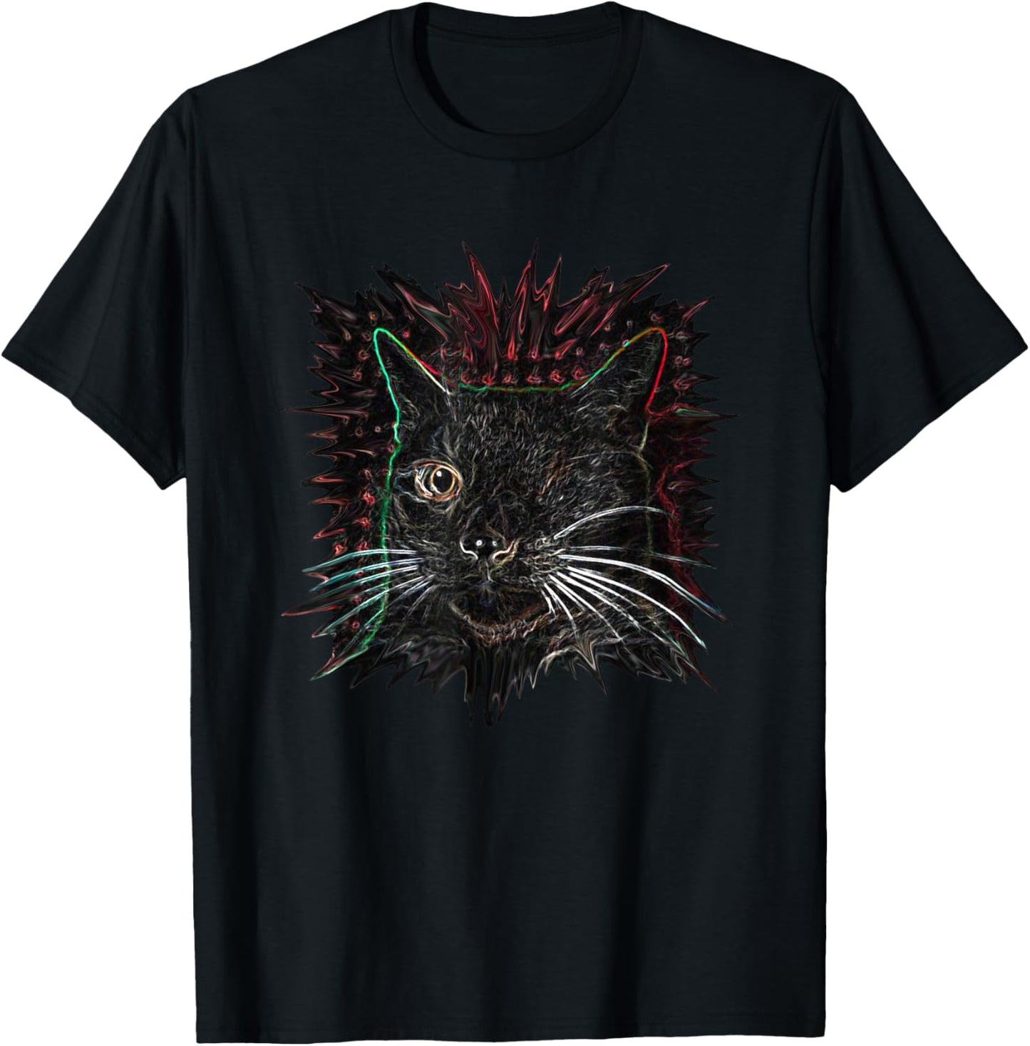 Funny One Eyed Cat T-Shirt