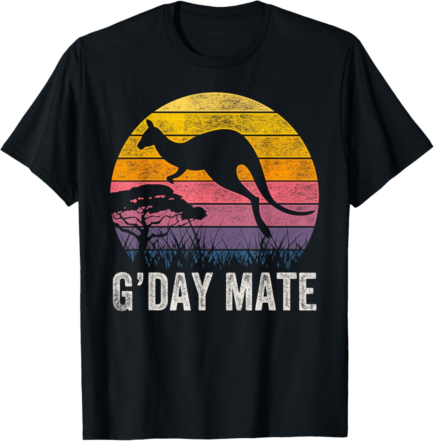 Australia G'Day Mate Shirt Funny Kangaroo Australian Symbol T-Shirt