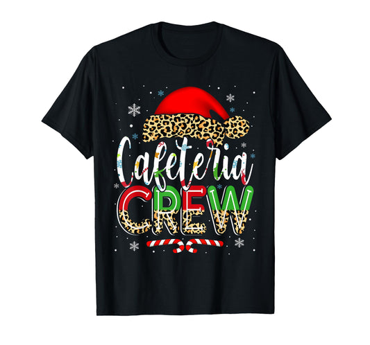 Cafeteria Crew Christmas Lunch Lady Xmas Ugly Sweater T-Shirt