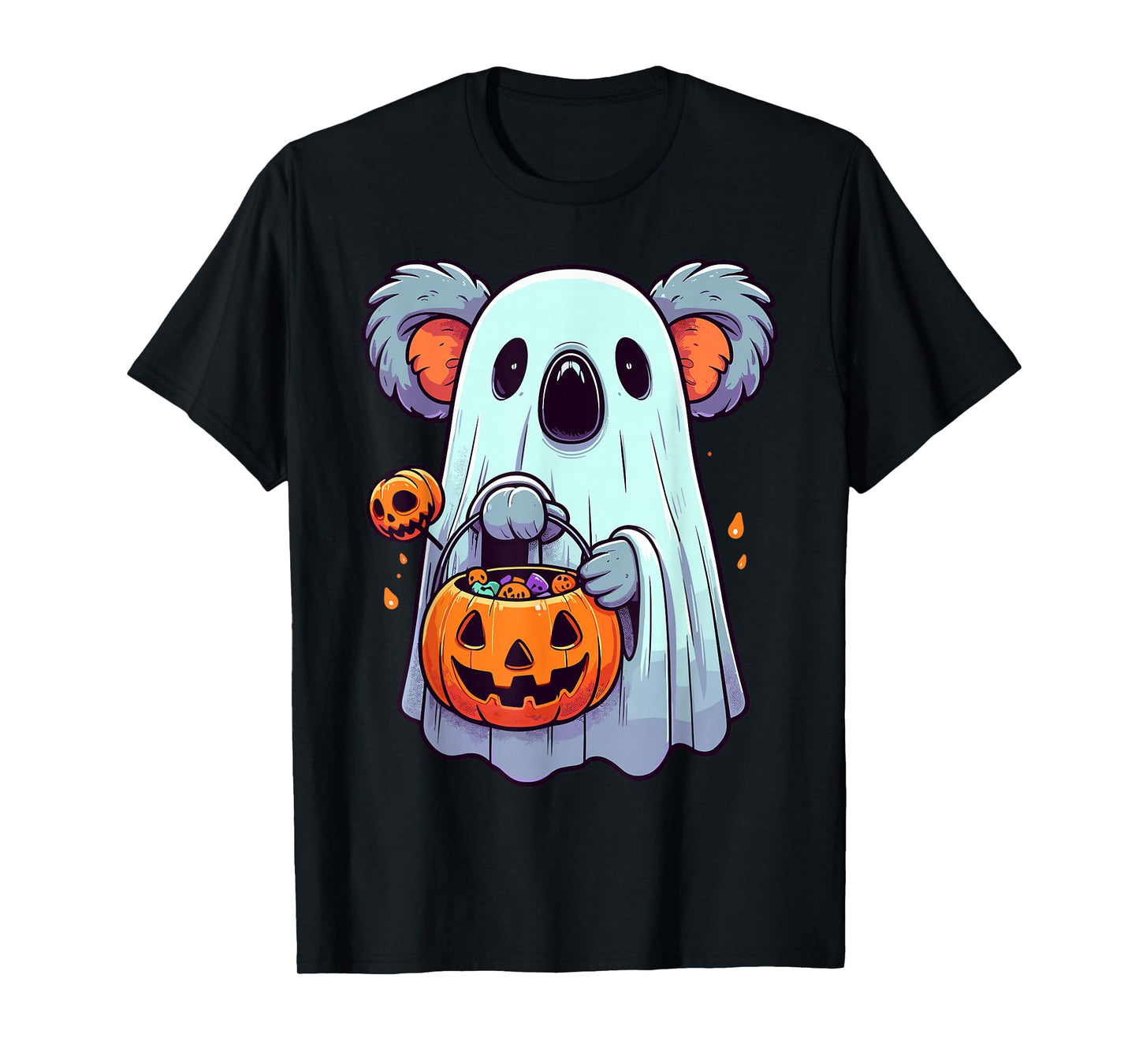 Halloween Koala Costume Ghost Animal Boo Spooky T-Shirt