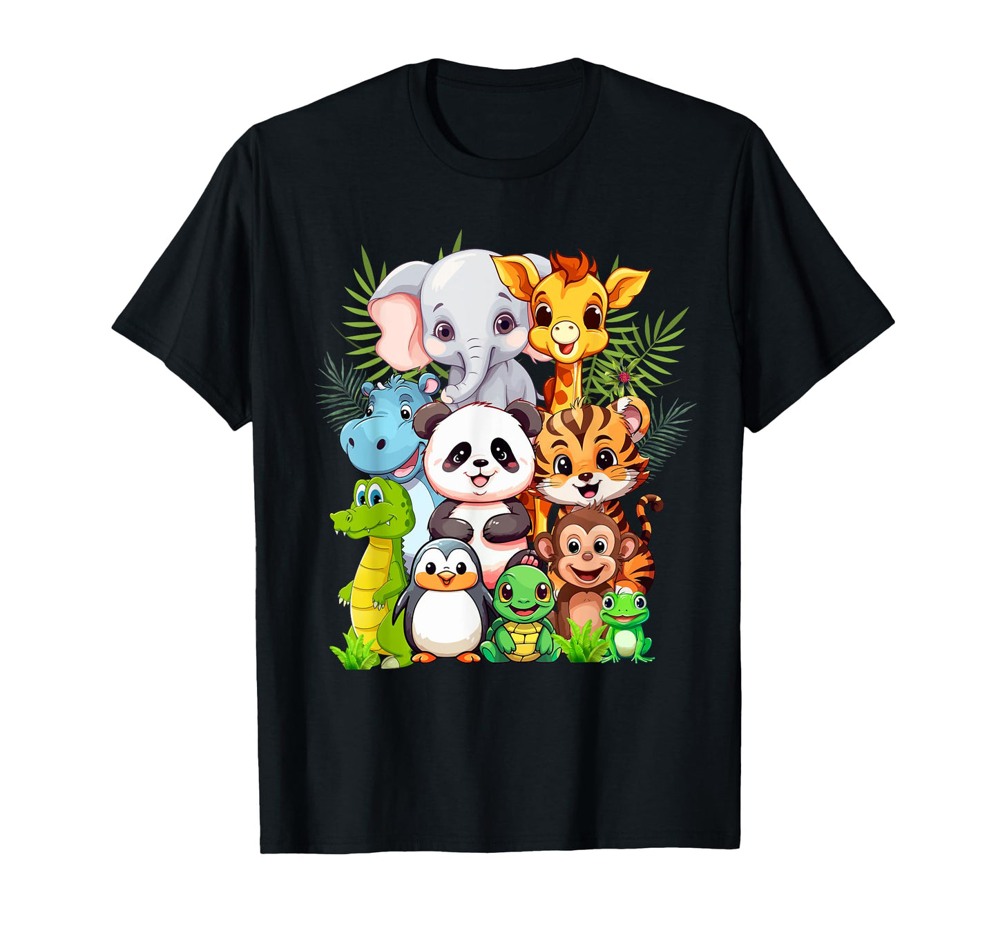 Wild Zoo Animals Safari Party A Day At The Zoo T-Shirt