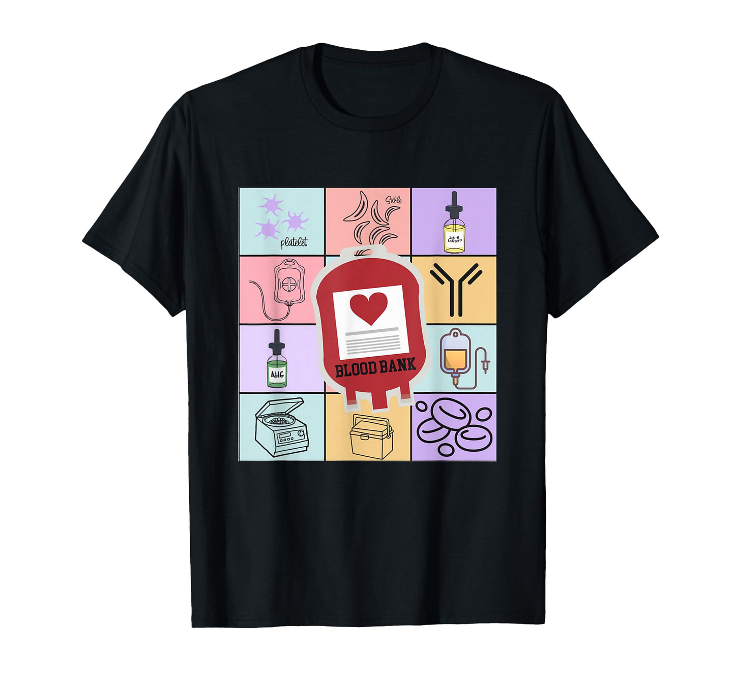 Blood Bank Tech Laboratory Blood Transfusion Blood Banker T-Shirt