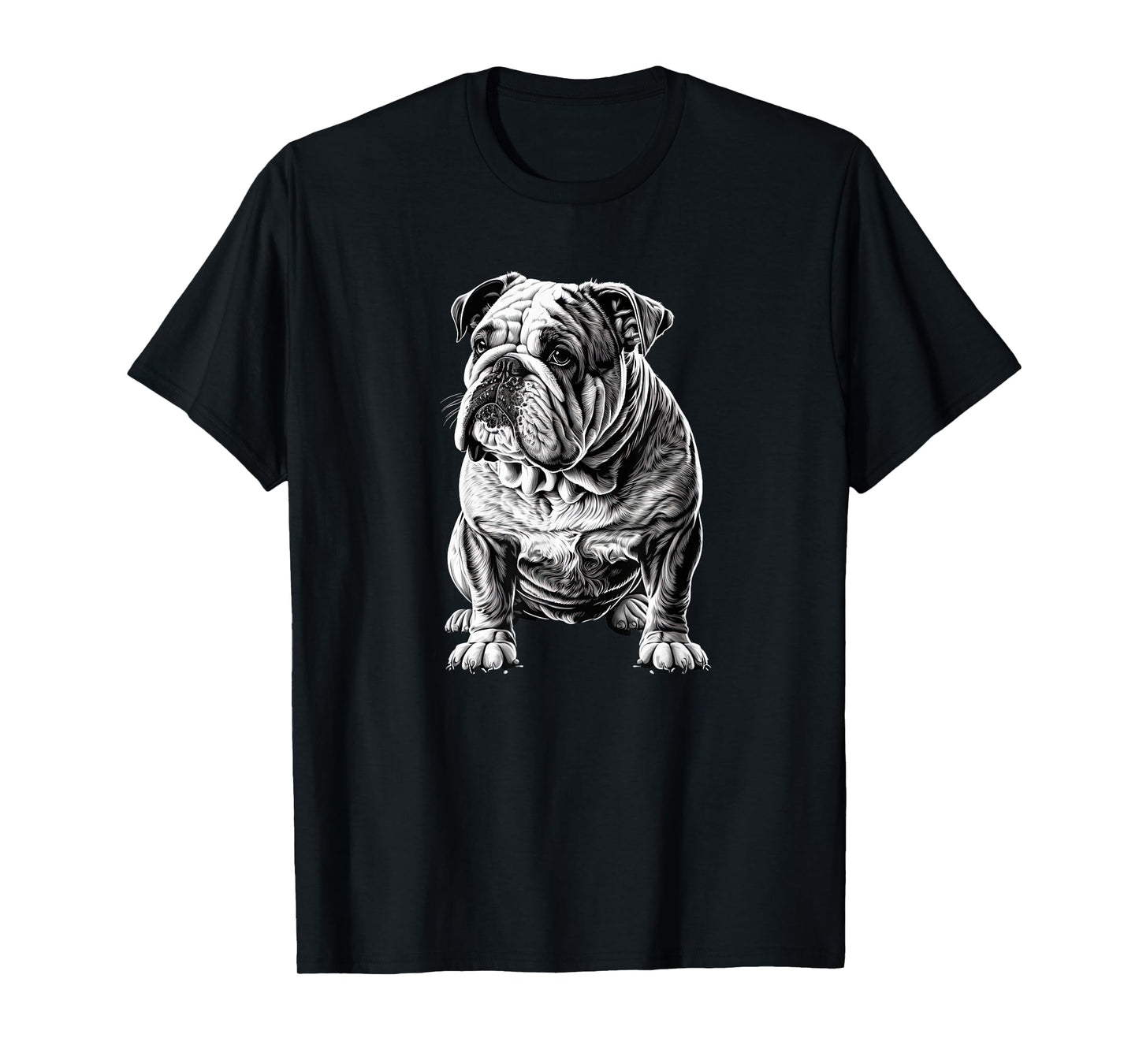 Funny Bulldog Dog T-Shirt for Men Women Girls Kids
