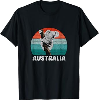 Vintage Retro Koala Australia Koala Bear T-Shirt