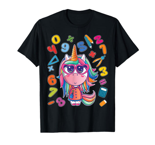 Number day t shirt for kids maths number day shirt kids gift T-Shirt