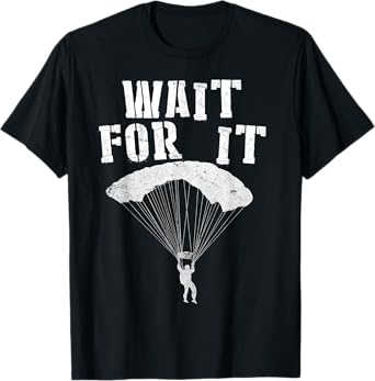 High Altitude Low Open Parachute Jump T-shirt Free Fall MFF