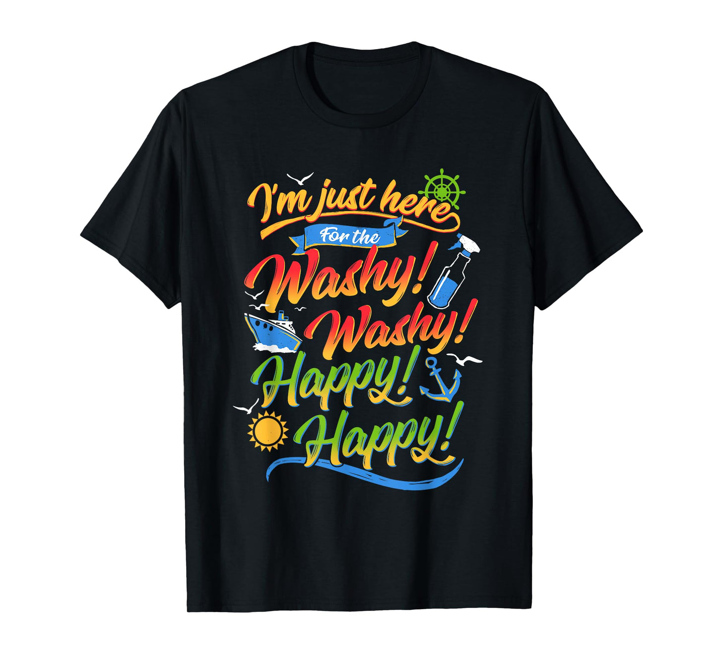 Washy Funny Family Cruise Ship Vacation Cruising 2020 Trip T-Shirt