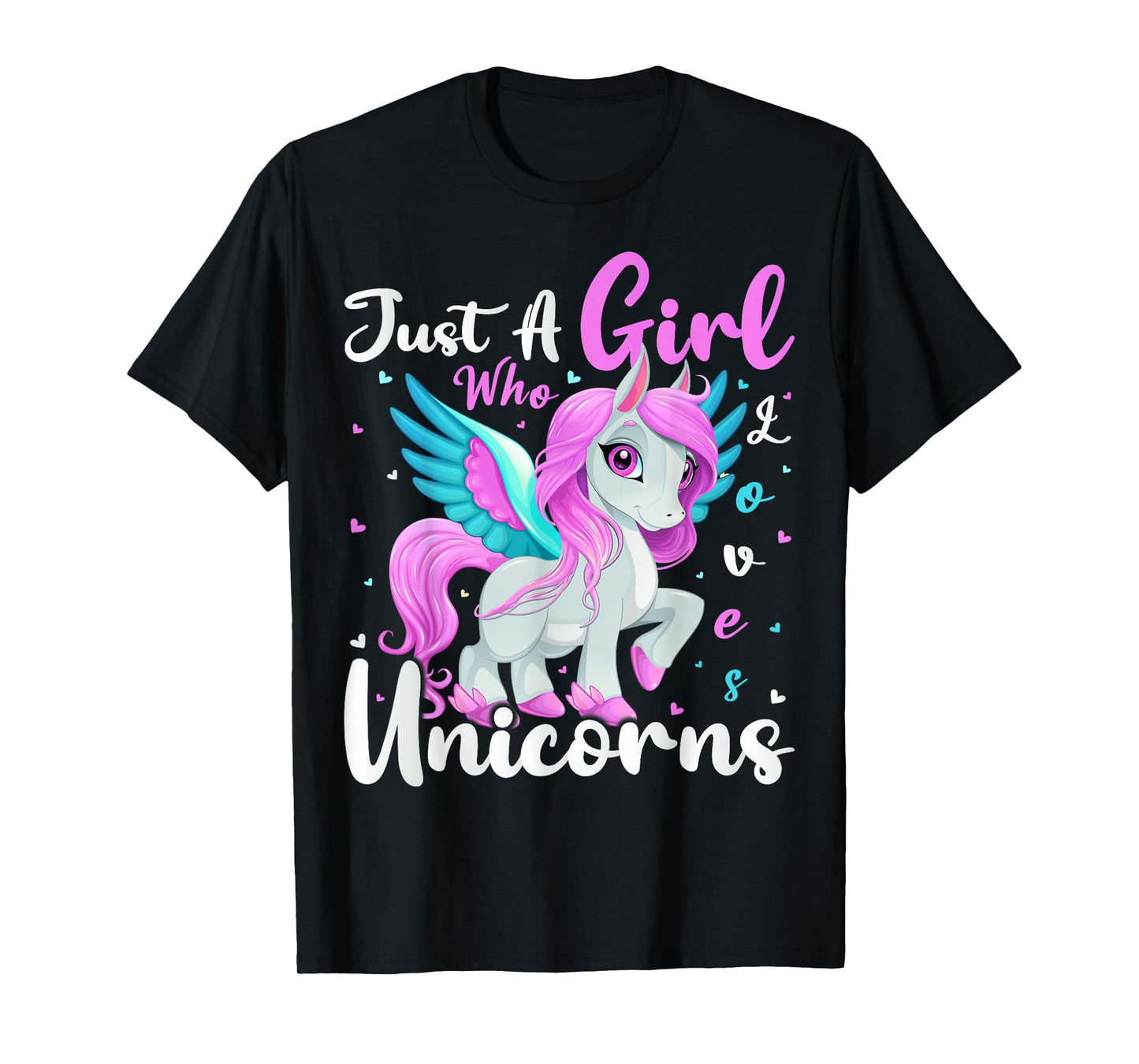 Unicorn Lover Just A Girl Who Loves Unicorns T-Shirt