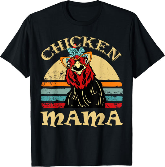 Chicken-Shirt Chicken Mama Hen Momma Funny Farm Mom T-Shirt