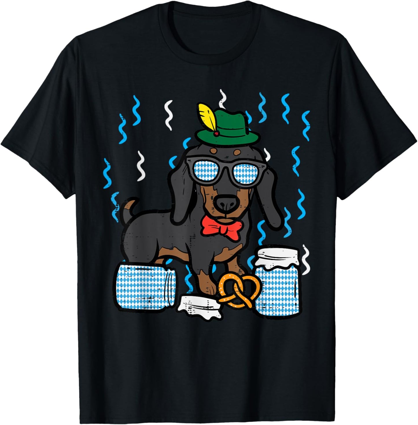 Oktoberfest German Dachshund Dog Owner Doxie Kids Women Men T-Shirt
