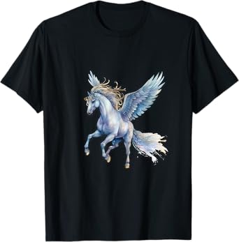 Pegasus, Winged flying horse, Greek Ancient Mythology T-Shirt