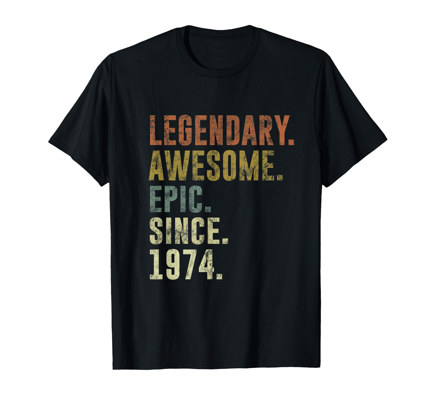 Vintage 1974 Funny 51st Birthday Idea For 51 Year Old T-Shirt