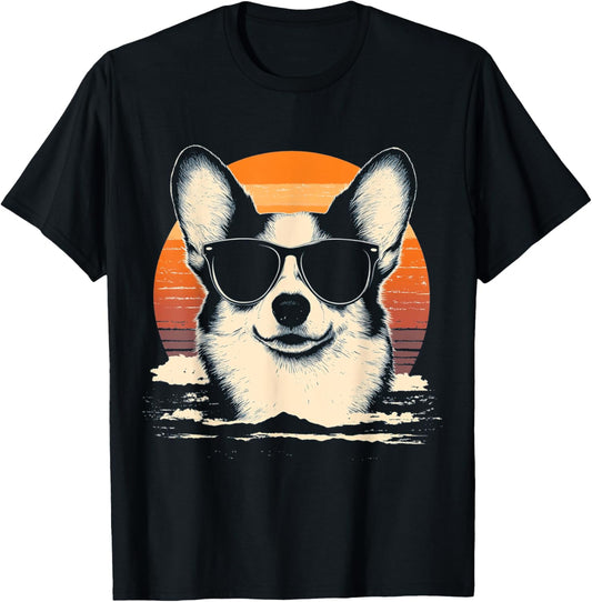 Corgi With Sunglasses T-Shirt