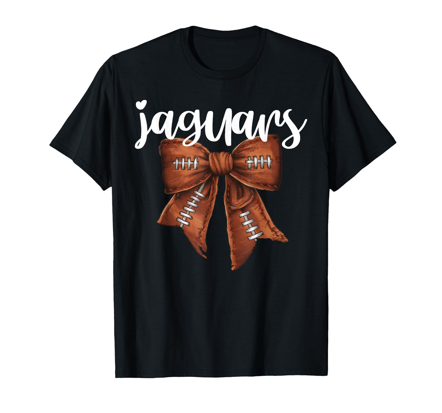 Jaguars Football Bow School Spirit Team Mascot Game Night T-Shirt
