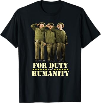 TTS- The Three Stooges For Duty And Humanity T-Shirt
