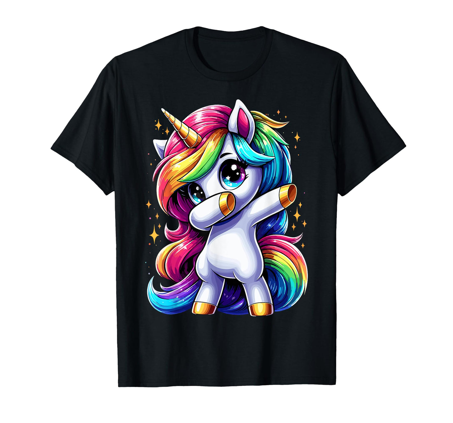 Dabbing Unicorn Rainbow Cute Unicorn Dab T-Shirt
