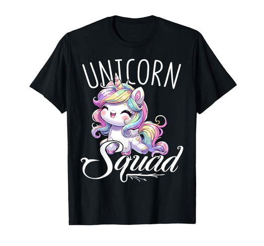 Unicorn Squad Birthday Party Cute Unicorn T-Shirt