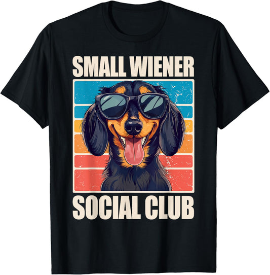 Small Wiener Social Club Dachshund T-Shirt