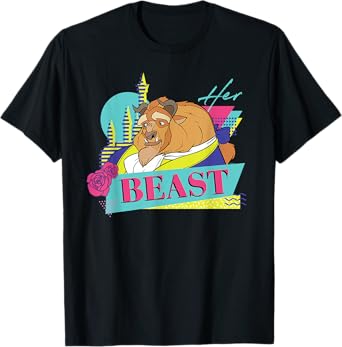 Disney Beauty and the Beast Couples Matching Her Beast T-Shirt