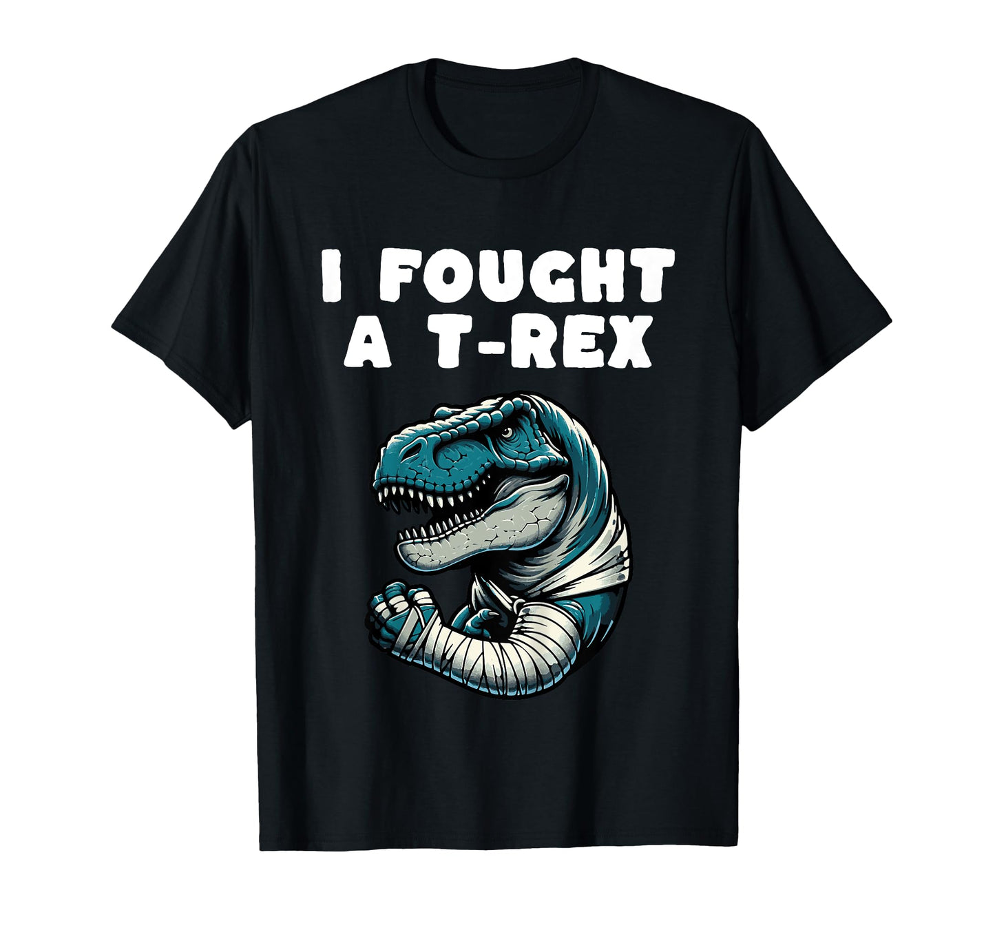 Kids Broken Arm Recovery Kids Boys Dinosaur T-Shirt