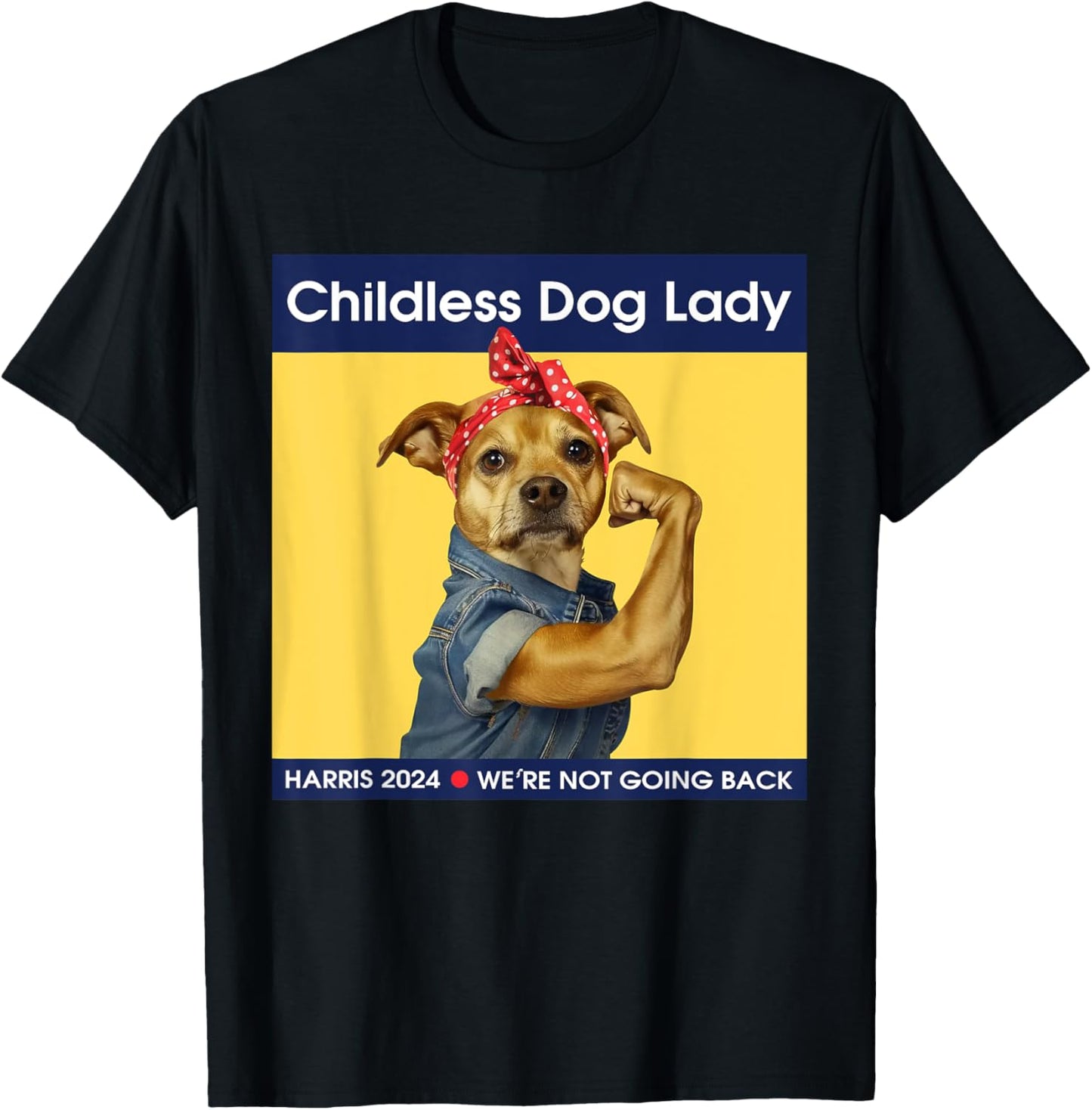 Childless Dog Lady Kamala-Harris 2024 T-Shirt