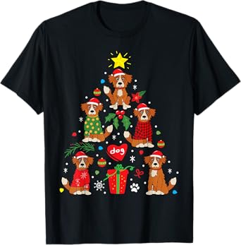 Nova Scotia Tolling Retriever Christmas Dog Gift Men Women Kids T-Shirt