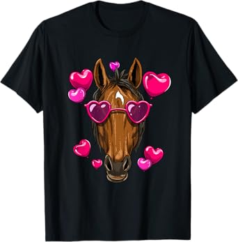 Valentines Day Horse Funny Horse Lover T-Shirt