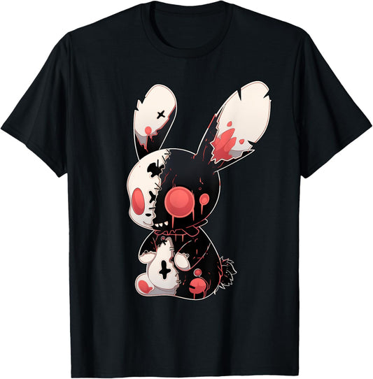 Goth Bunny Kawaii Rabbit Cute E-Girl Gothic Outfit Grunge T-Shirt
